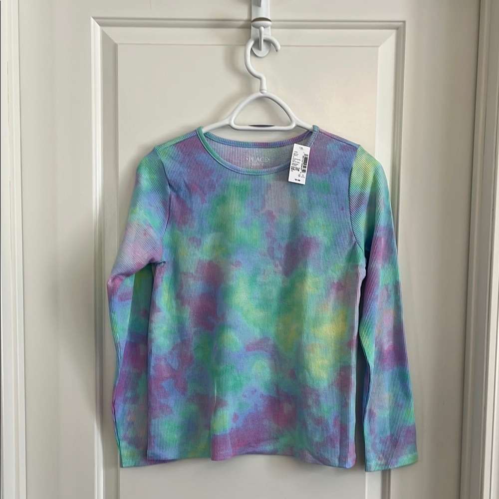 NWT Childrens Place waffle tie dye top size xxl (16)